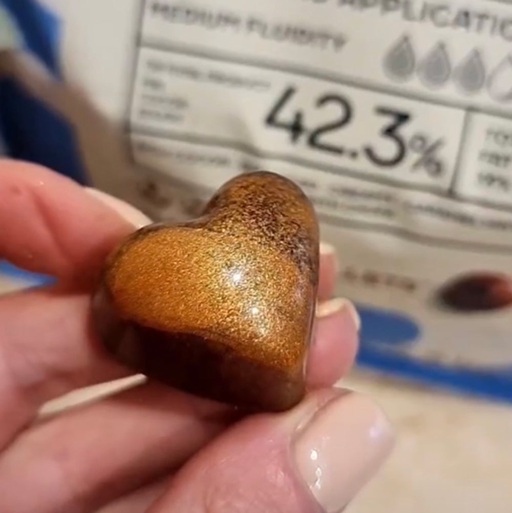 Sampling and exclusive production of chocolates.