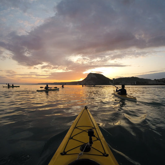 Sunset kayak tour on the Northern Black Sea coast. 3-hour sea adventure