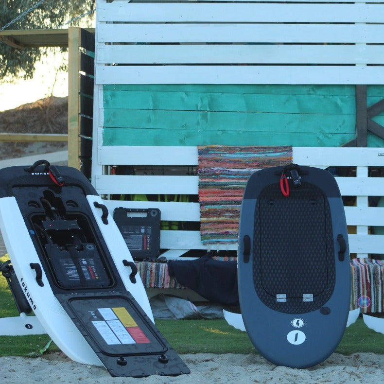 Water adrenaline. Efoil surfing on Iskar dam
