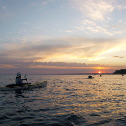 Sunset kayak tour on the Northern Black Sea coast. 3-hour sea adventure