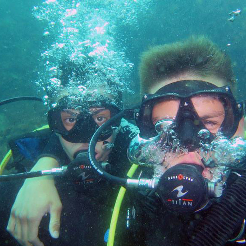 An underwater adventure! Diving lesson! Sozopol