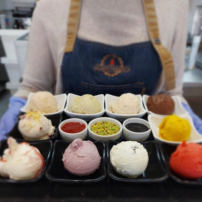 Icy-sweet gelato tasting, two coffee specials and half a kilo of ice cream, for two. Sofia