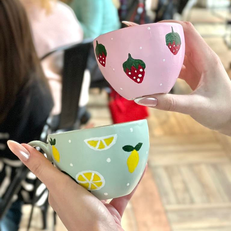 Coffee Cup Painting Workshop. Varna