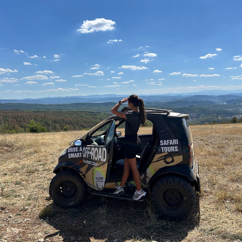 Off-road driving of an exclusive SMART for two! Veliko Tarnovo and Arbanassi