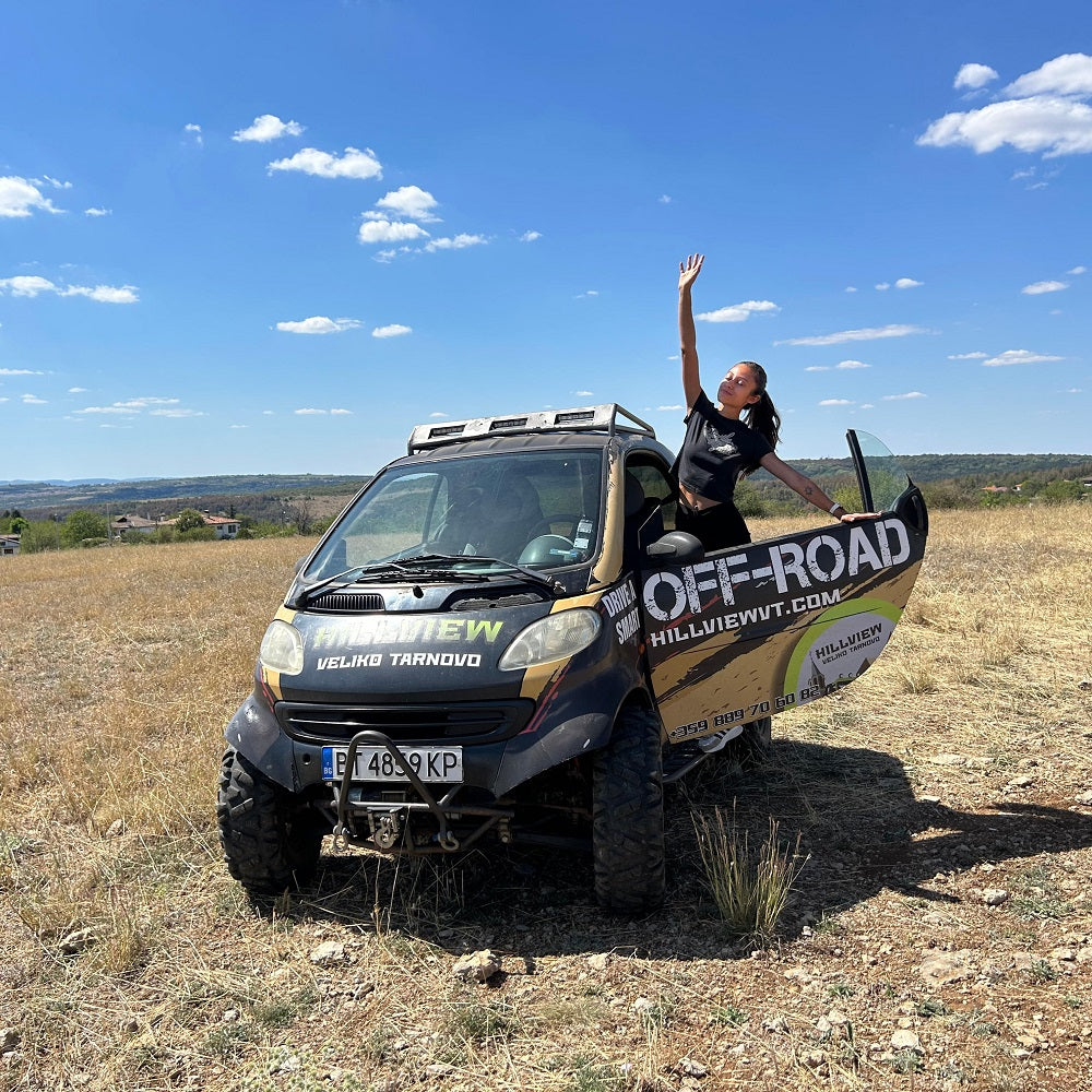 Off-road driving of an exclusive SMART for two! Veliko Tarnovo and Arbanassi