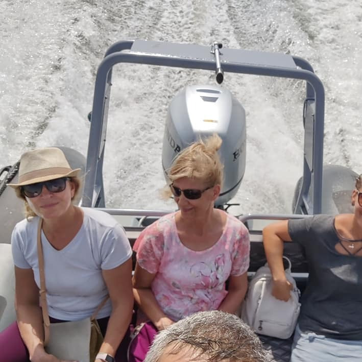 Speedboat trip along the Danube River in the region of Vidin