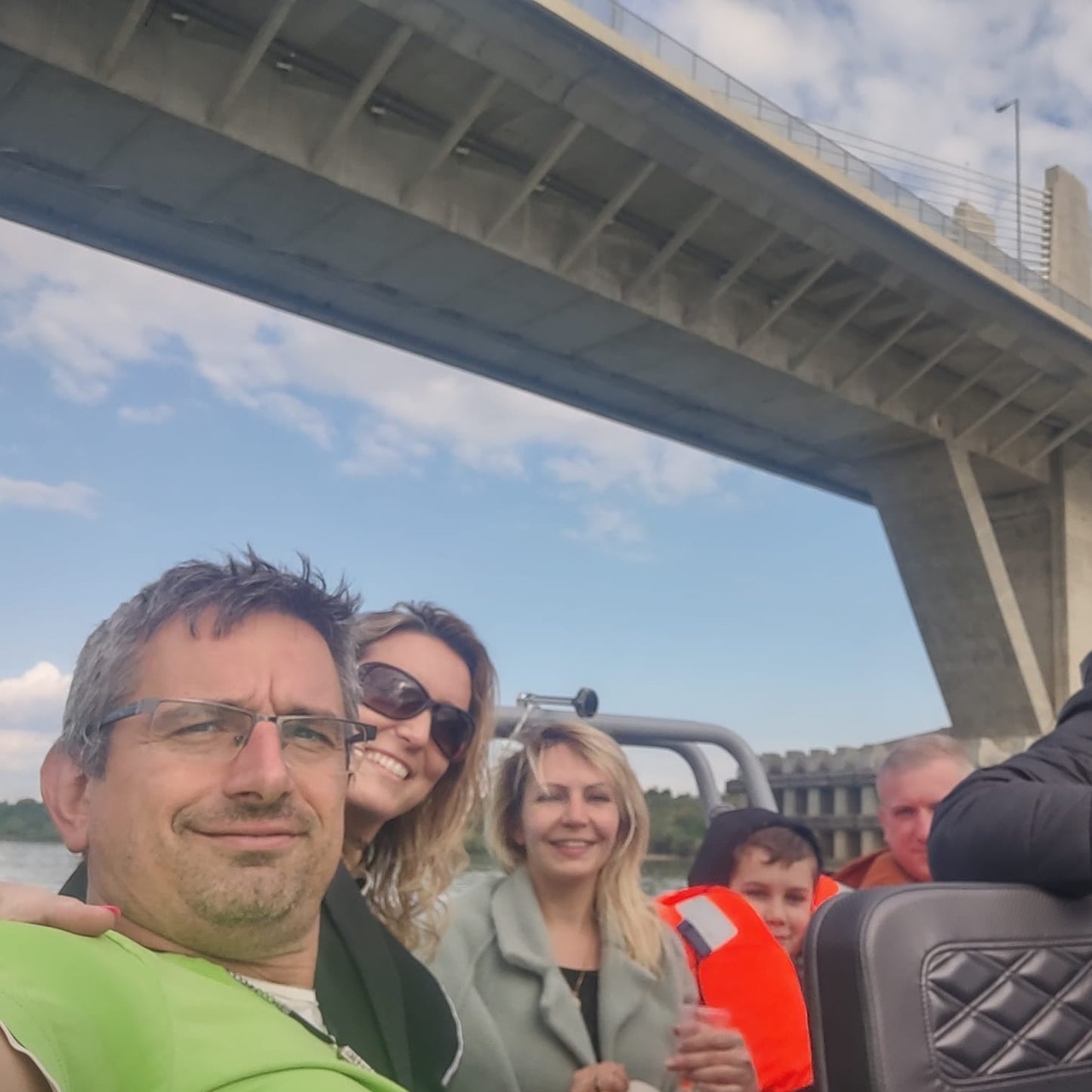 Speedboat trip along the Danube River in the region of Vidin