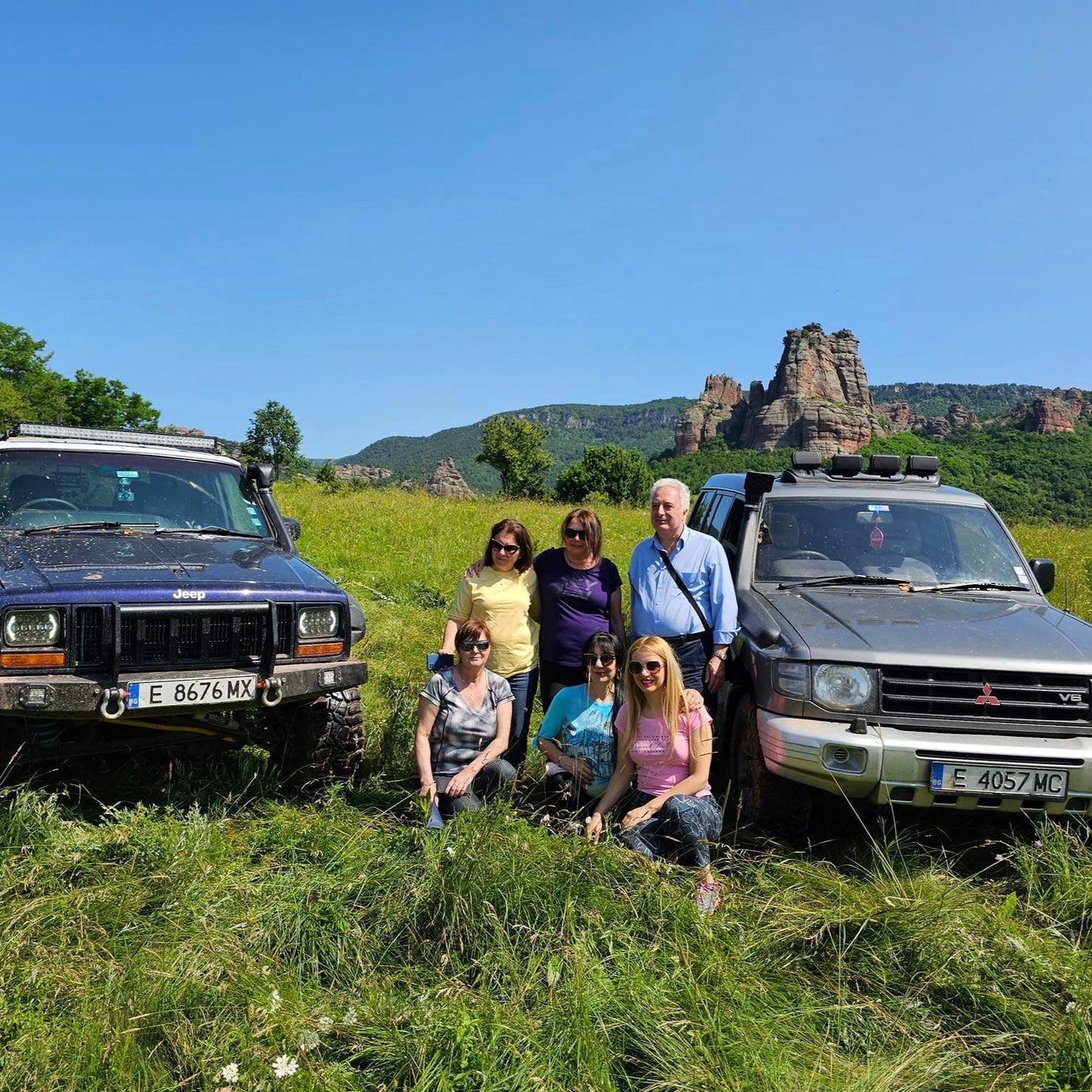 Jeep ride among the Belogradchik rocks