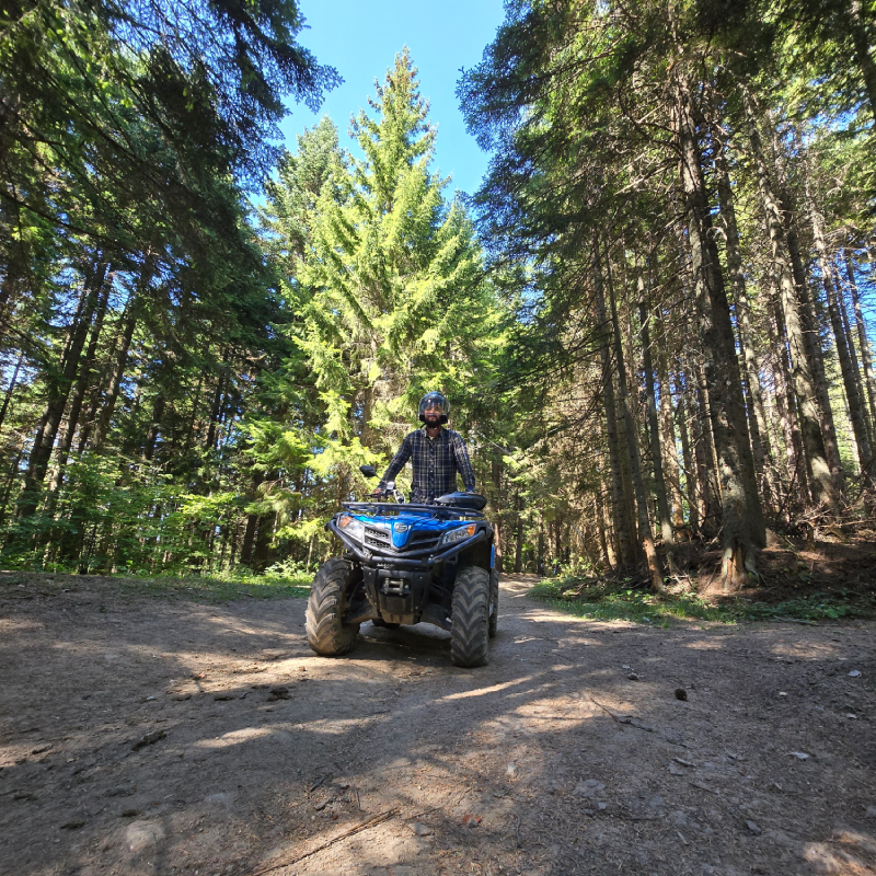 Horseback riding and ATV adventure for two with picnic. Borovets