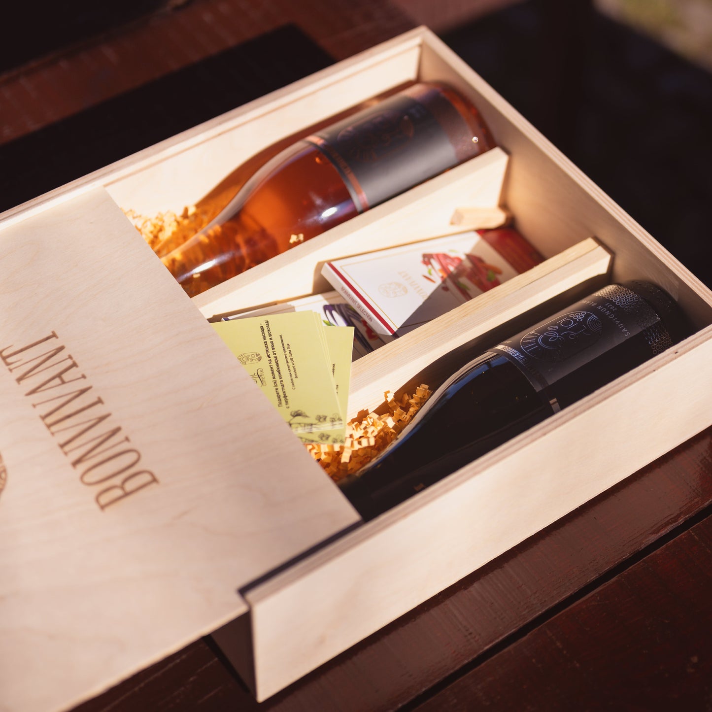 Gift with taste and emotion. An Elegant Pairing of Wine and Chocolate