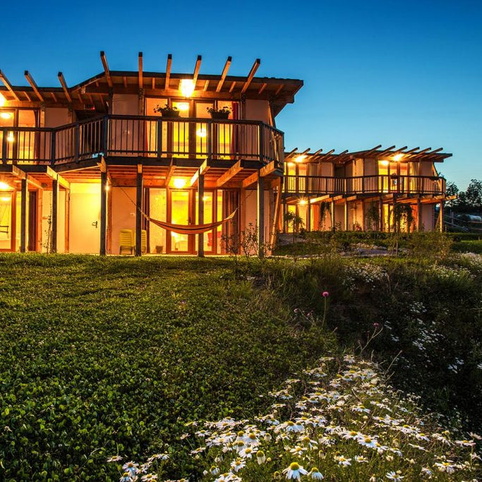 Overnight stay experience in an Eco village "Debeli Dub"