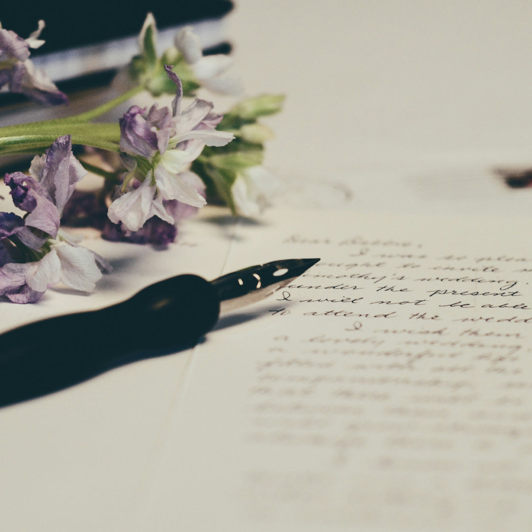 The Art of the Love Letter. Wine and Calligraphy