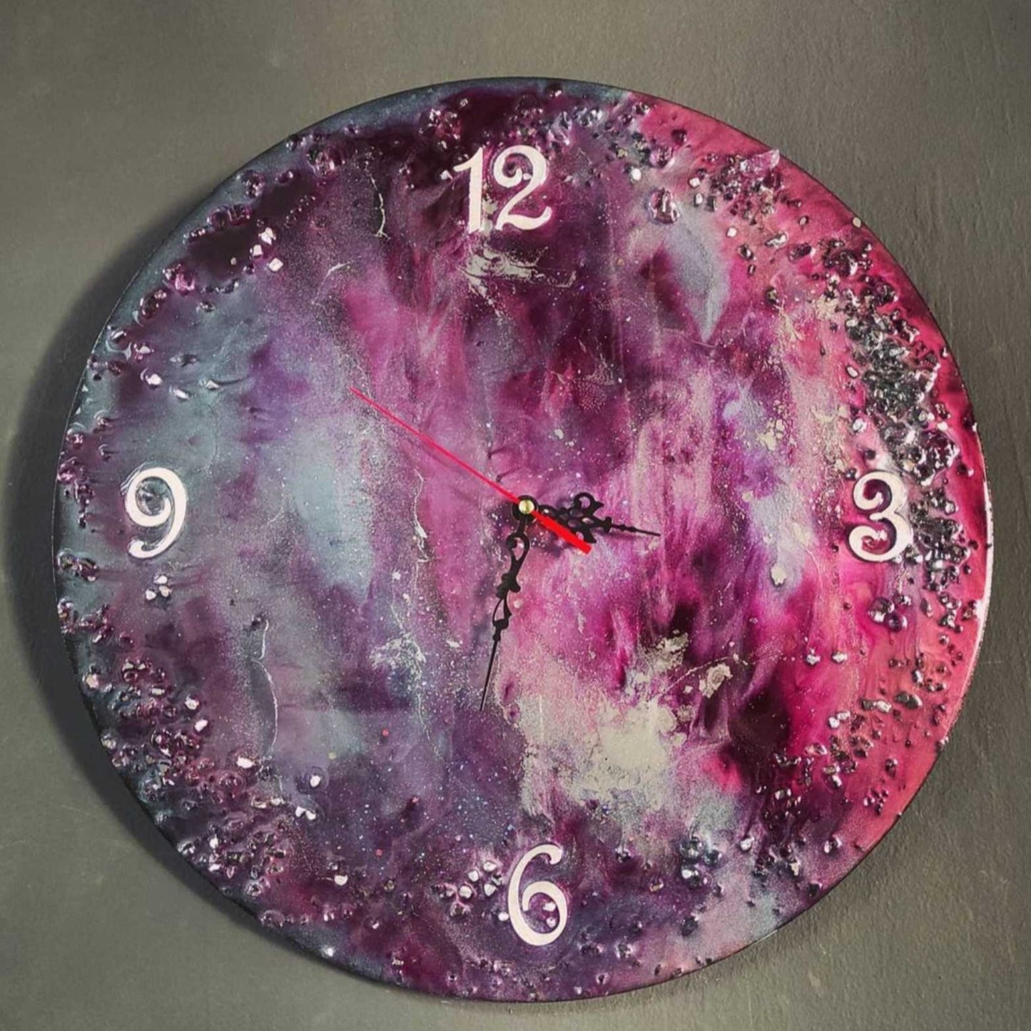 Epoxy resin wall clock workshop