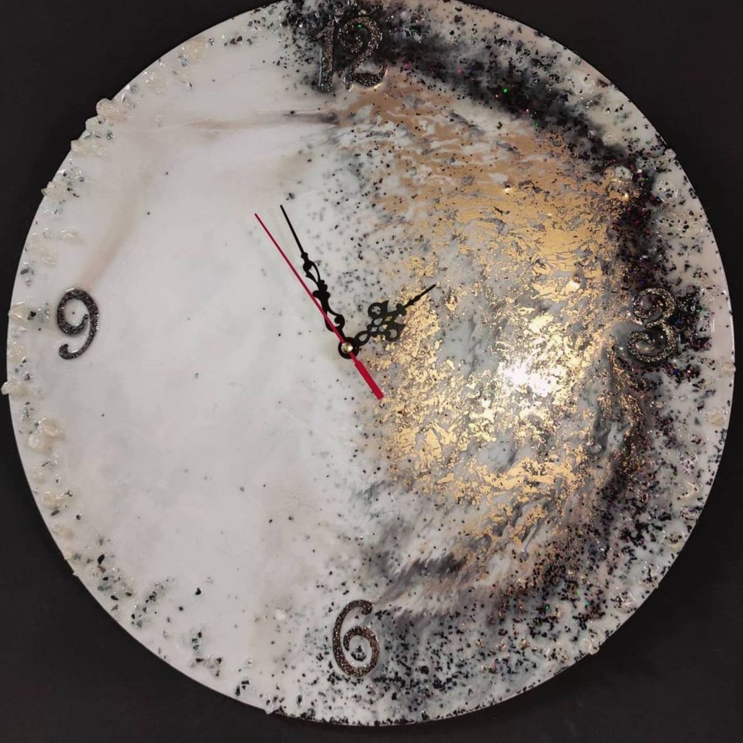 Epoxy resin wall clock workshop