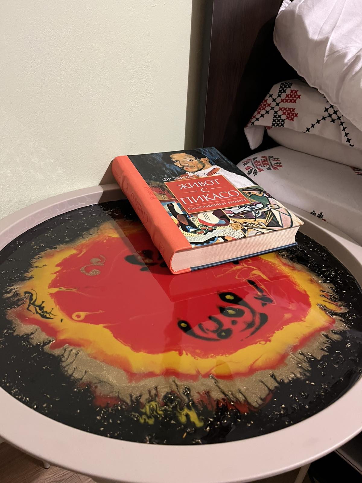 Table decoration workshop with epoxy resin