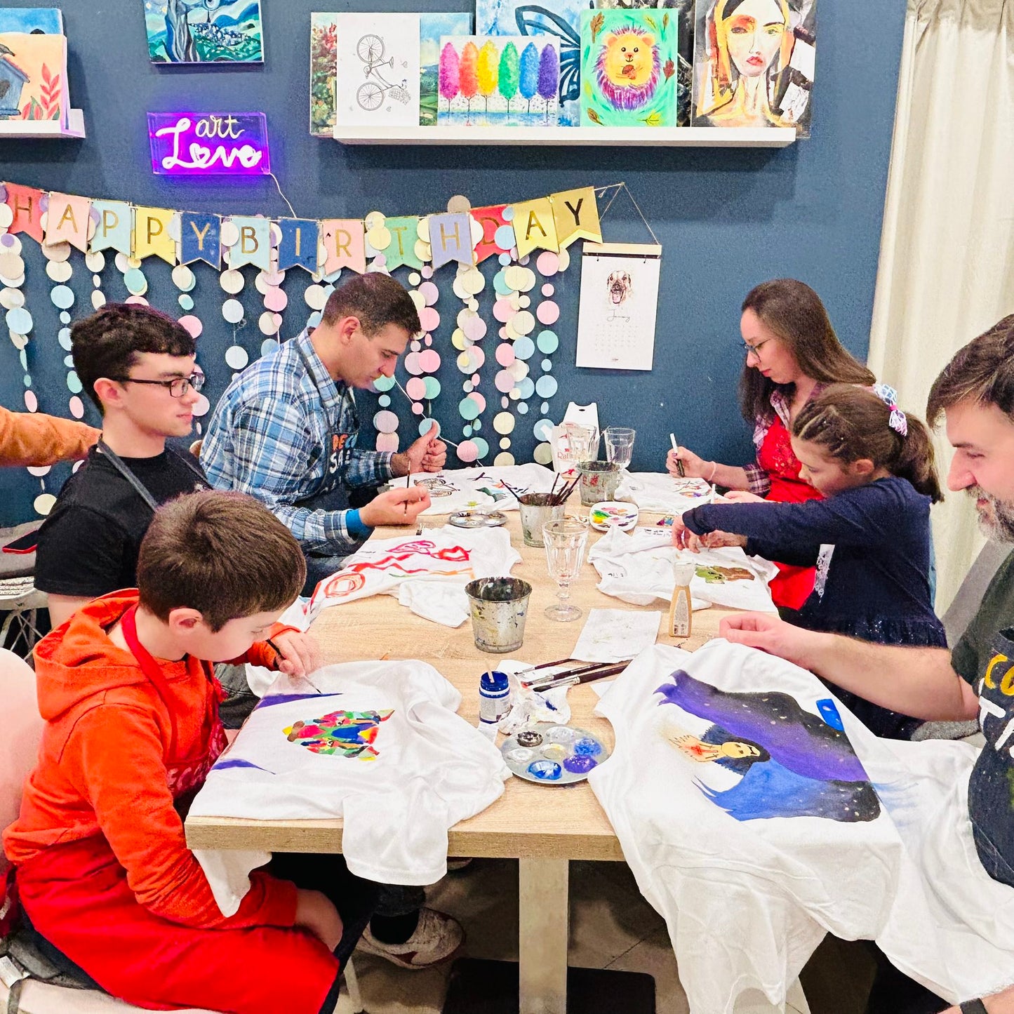 Private art party for children and adults