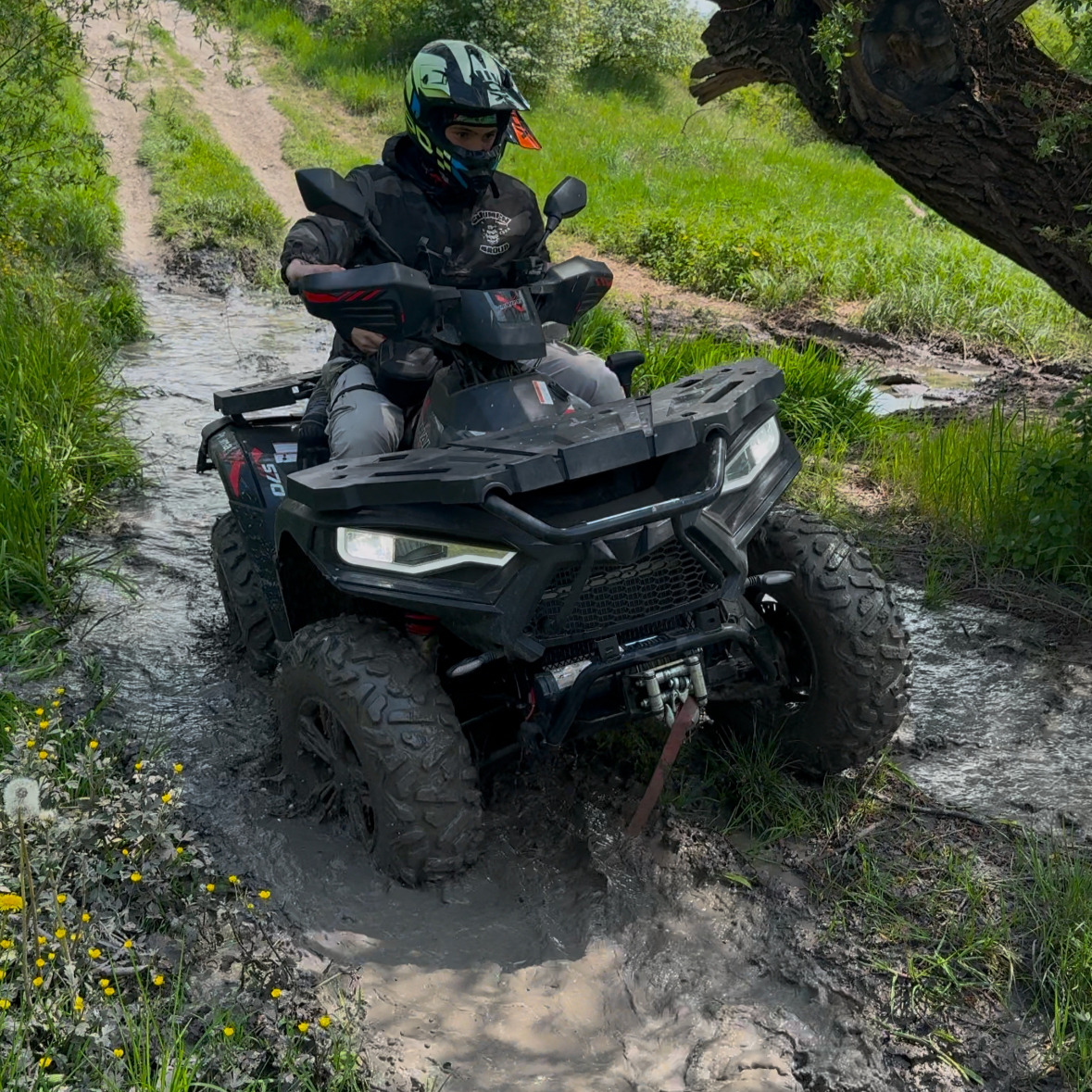 ATV Riding with Friends near Varna