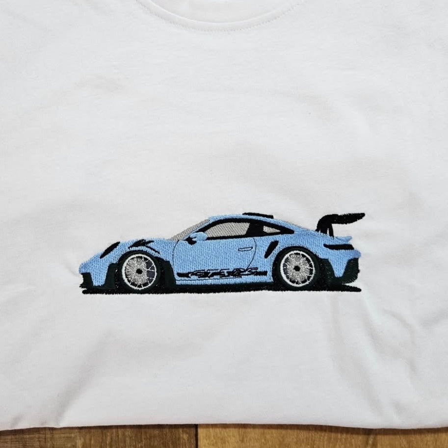 Emotion in Embroidery – Car or Pet on a Hoodie or as a Framed Artwork