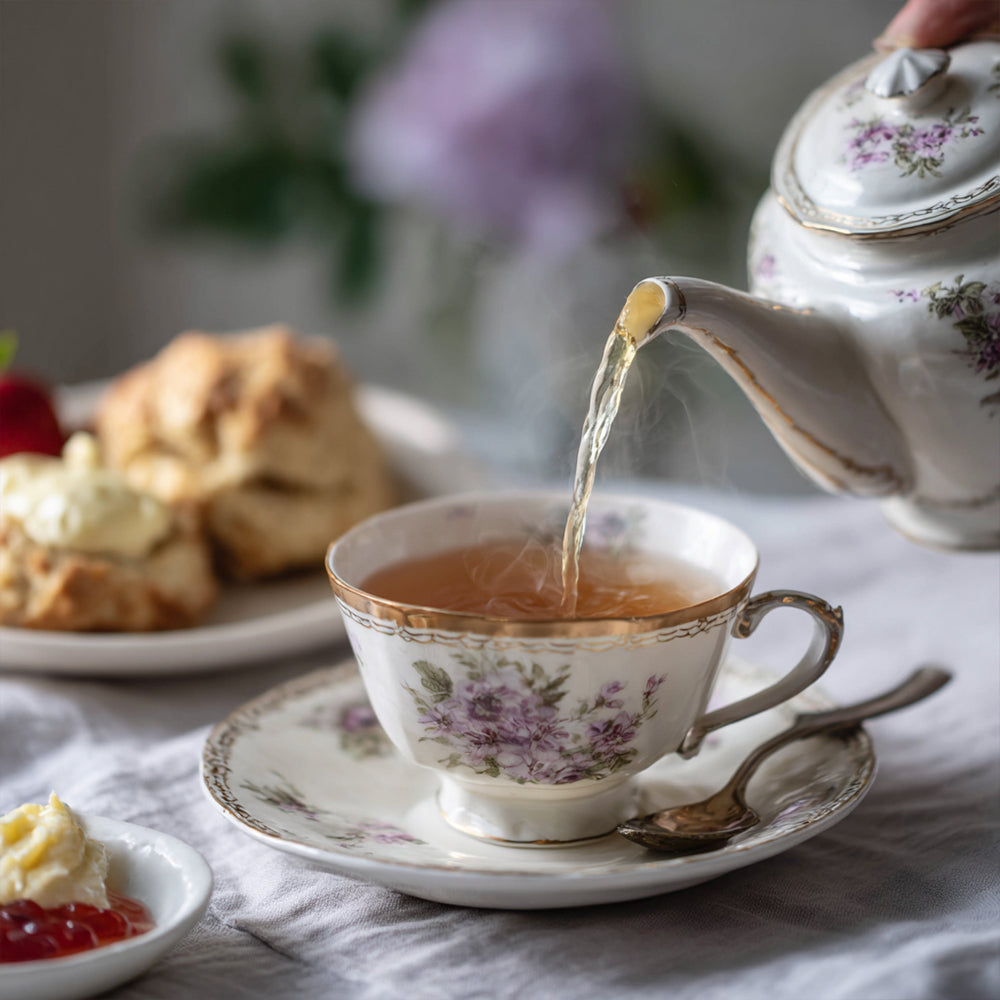 A high tea afternoon ceremony