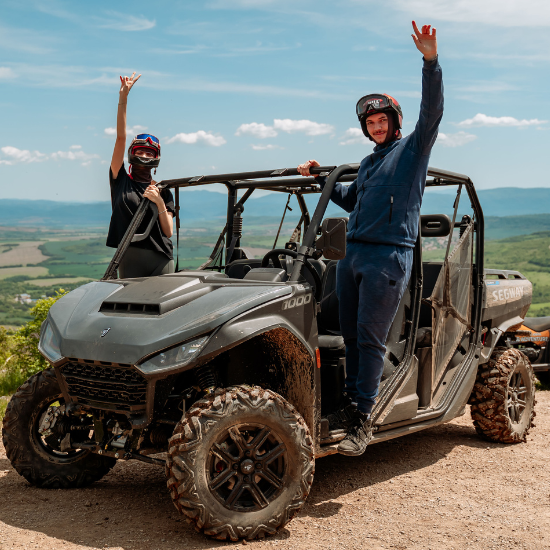 Shared Off-Road Experience with a 6-Seater Segway 1000cc Buggy. Veliko Tarnovo & Arbanasi