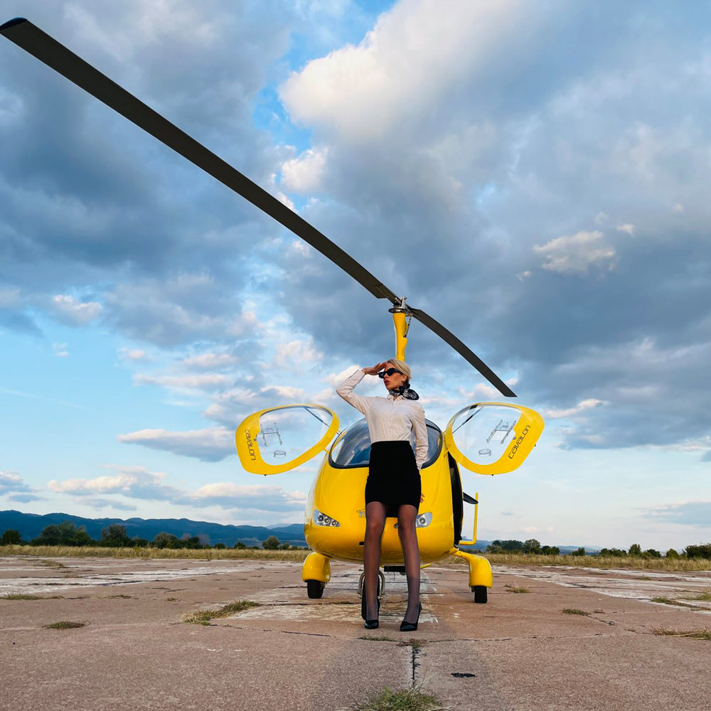 Gyrocopter flight over Iskar Gorge