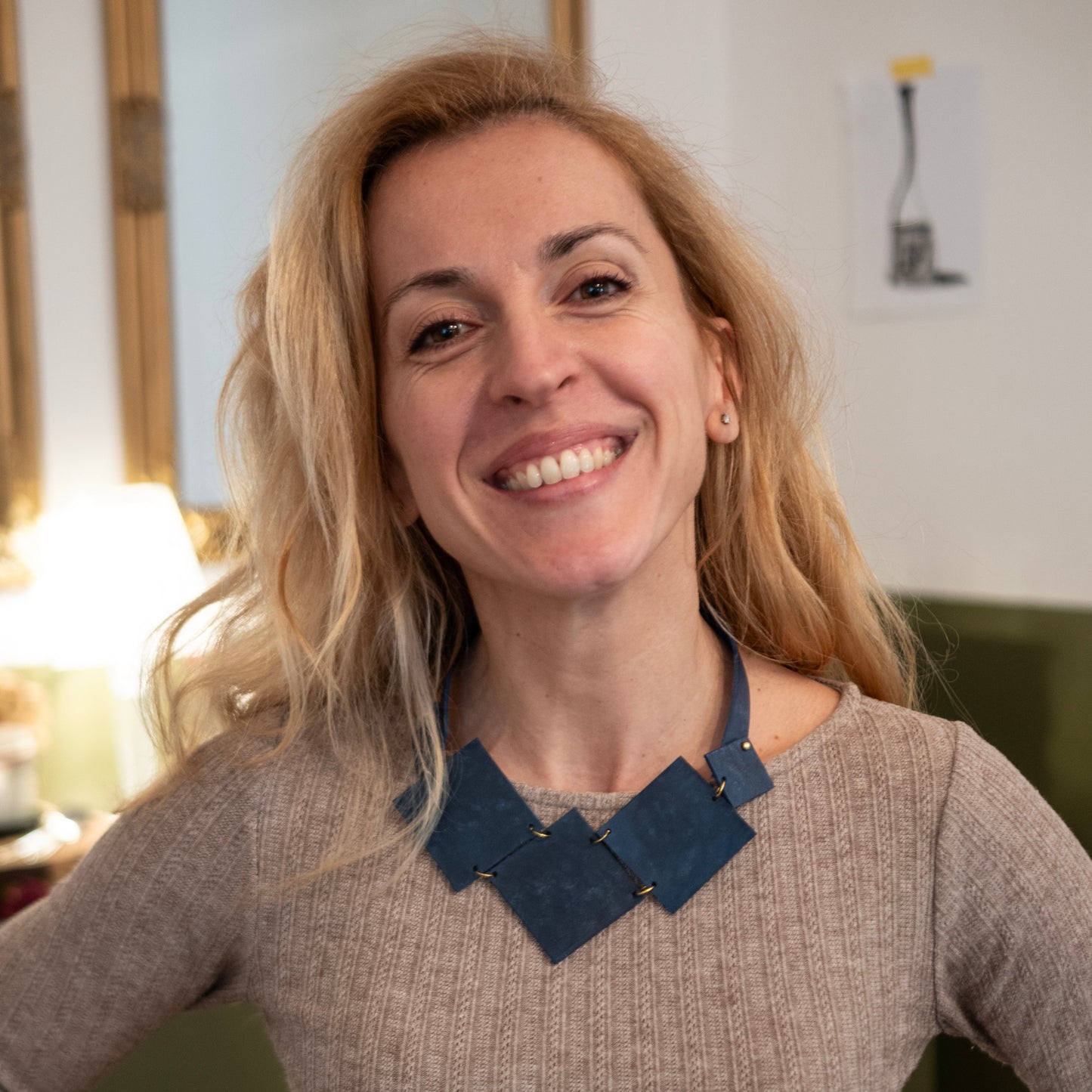 Trendy Leather Necklace