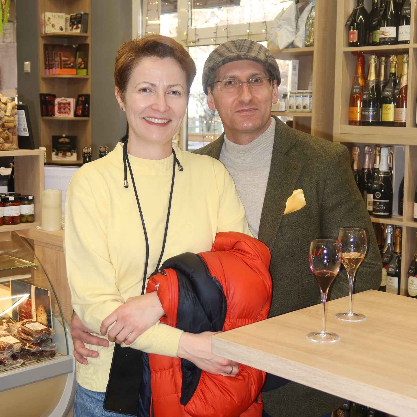 A surprise tasting of five different wines. Sofia