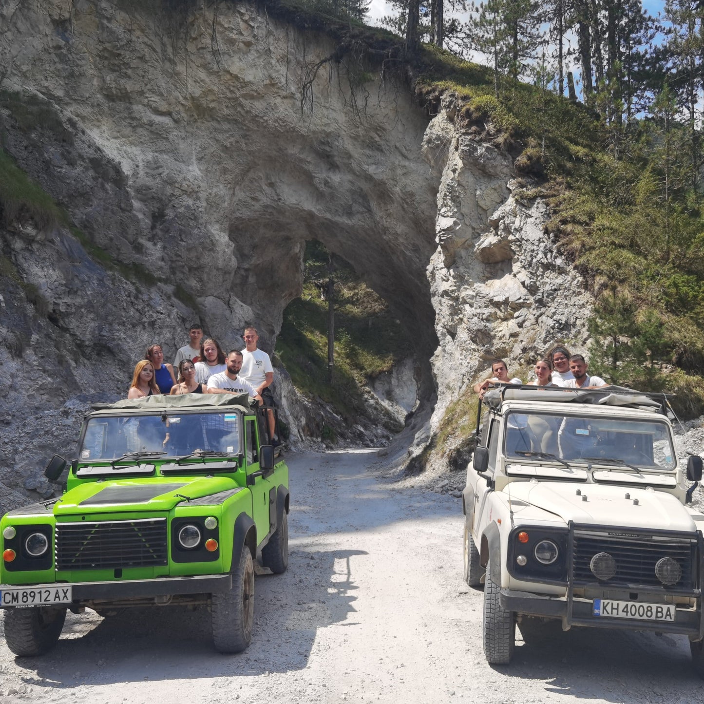 Jeep safari for six people to a location of your choice in the Rhodope mountains
