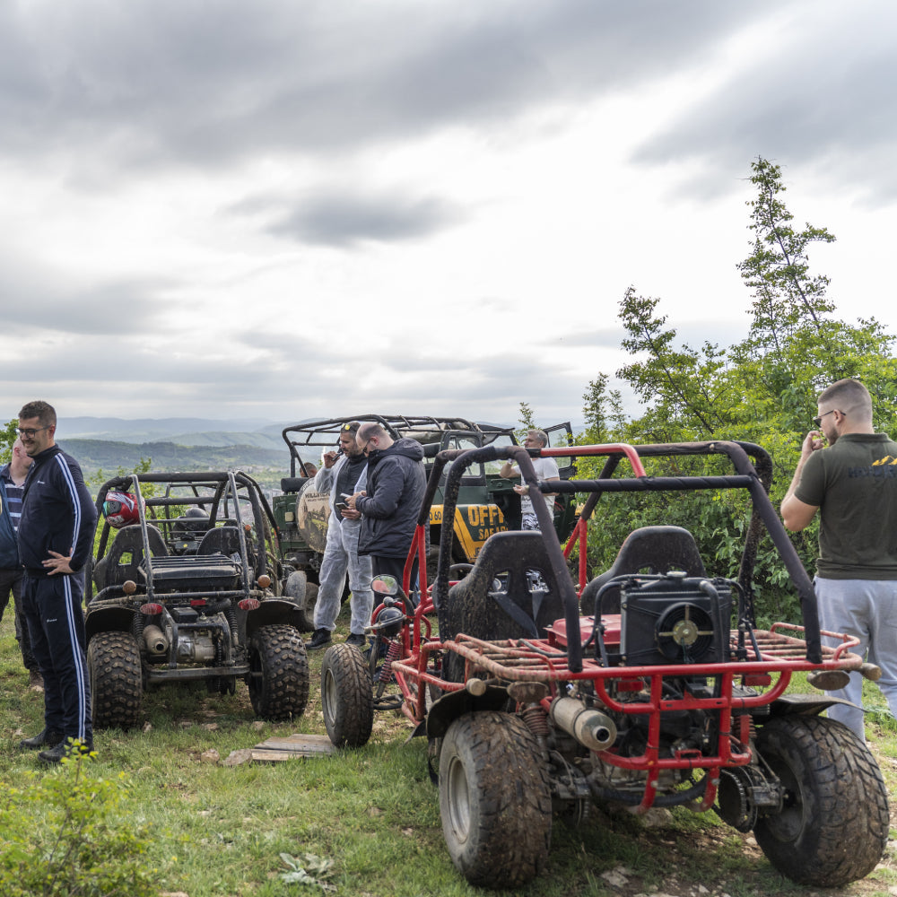 Off-road adventure with mid-class buggy. Veliko Tarnovo and Arbanasi