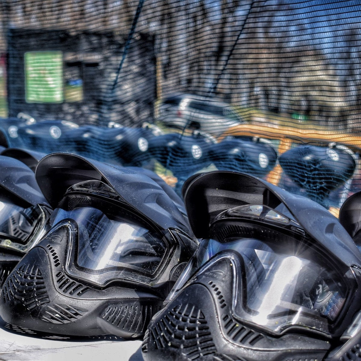 Paintball game for friends or colleagues. Тhe perfect adrenaline gift escape