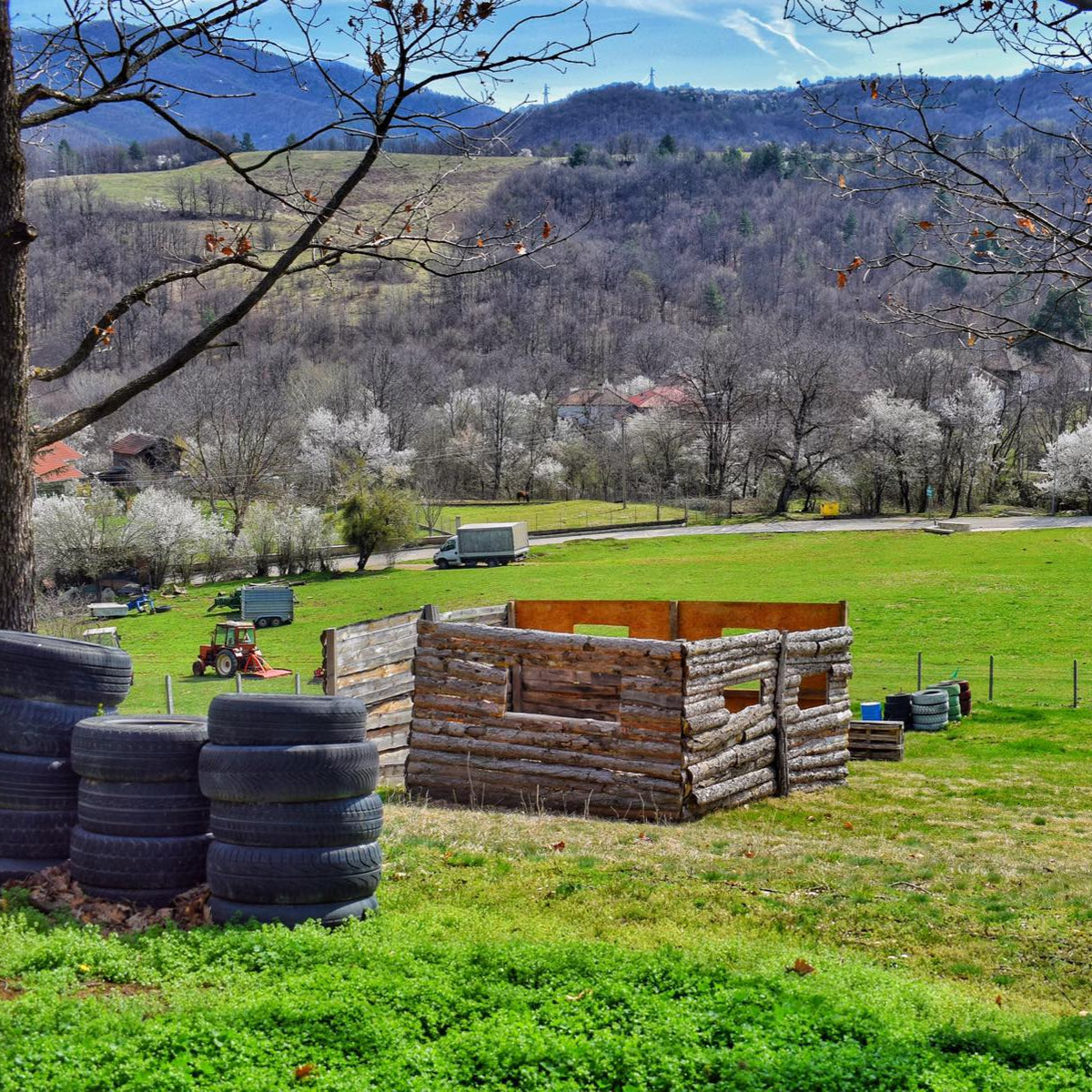 Paintball game for friends or colleagues. Тhe perfect adrenaline gift escape