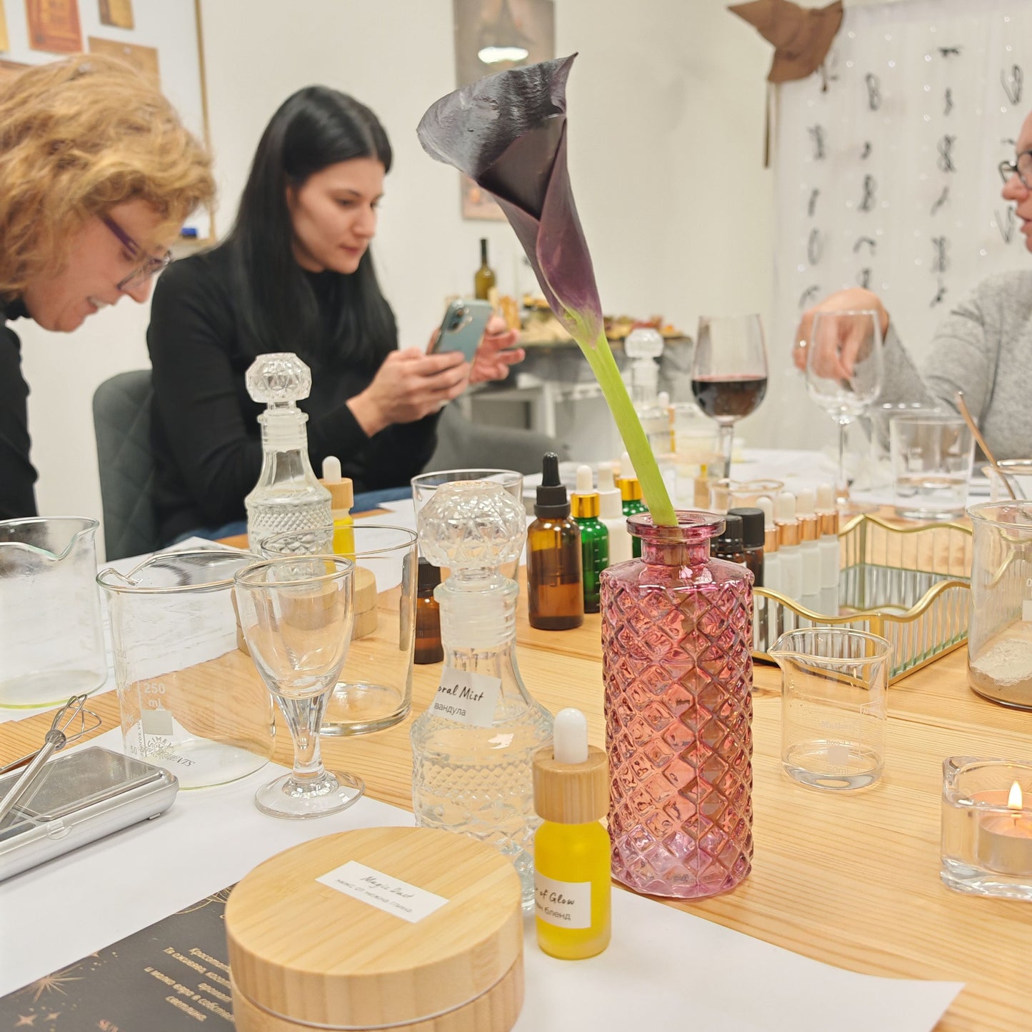 Cosmetic workshop for lip gloss and lip scrub