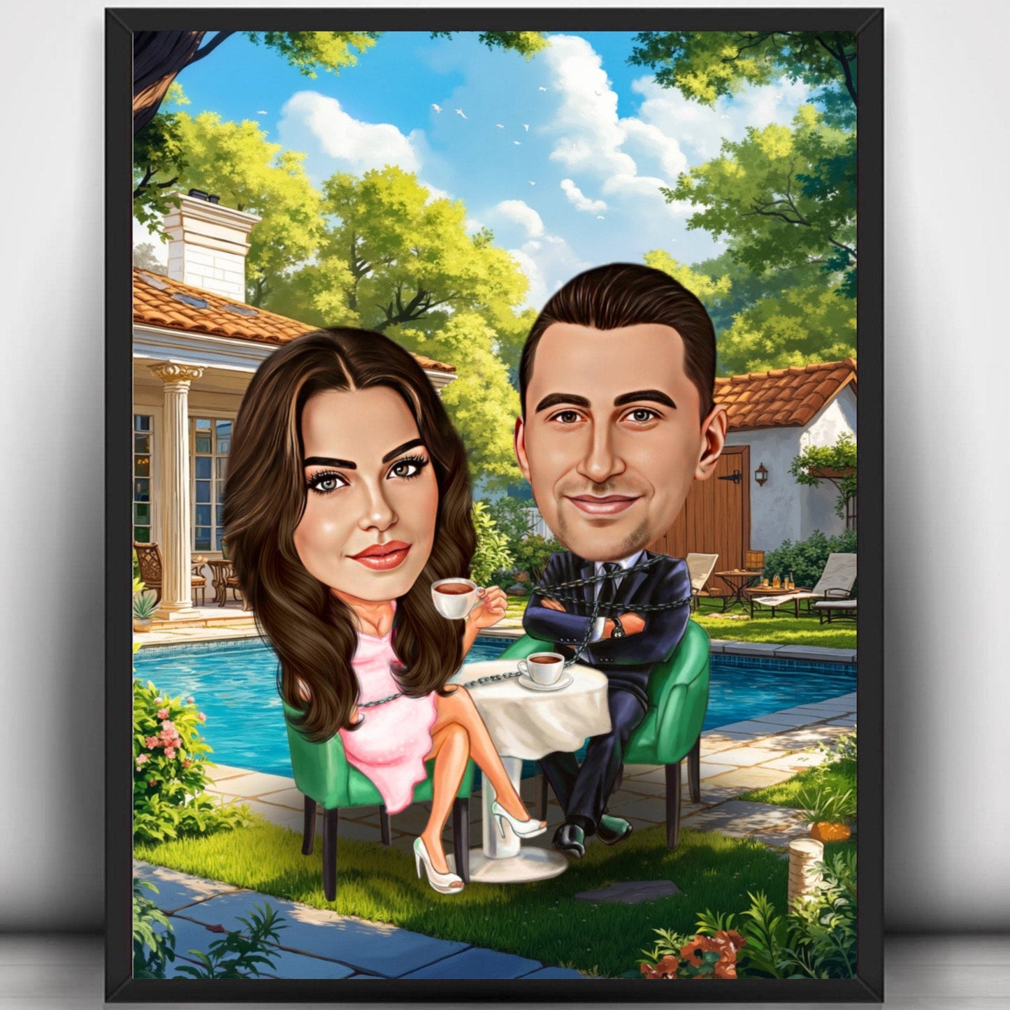 Personalized caricature from a photo