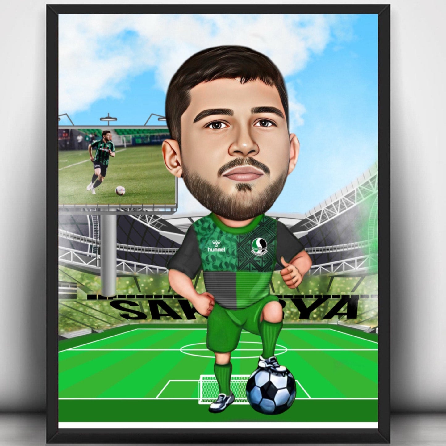 Personalized caricature from a photo