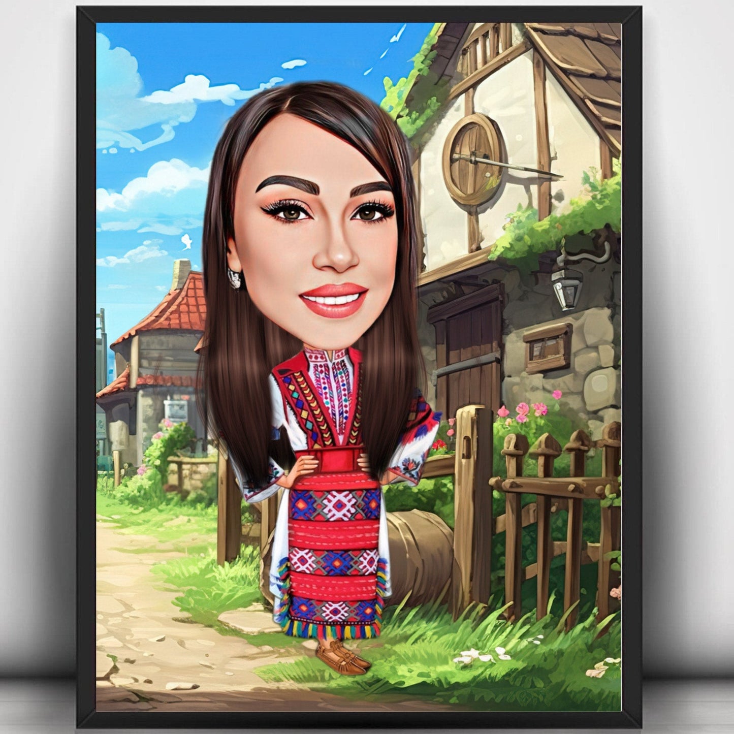 Personalized caricature from a photo