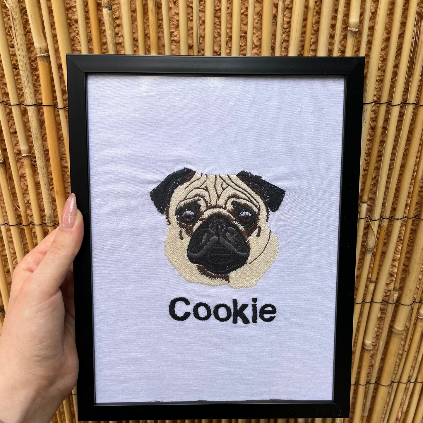 Emotion in Embroidery – Car or Pet on a Hoodie or as a Framed Artwork