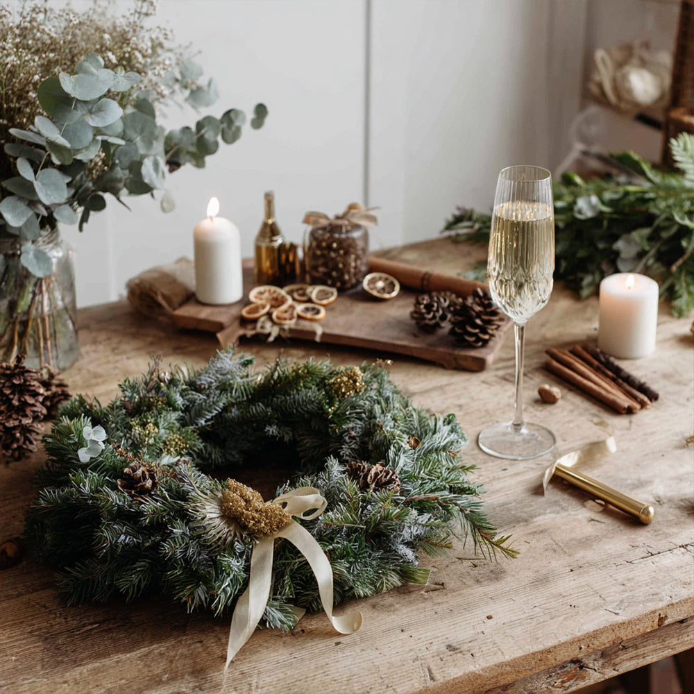 Christmas wreath workshop