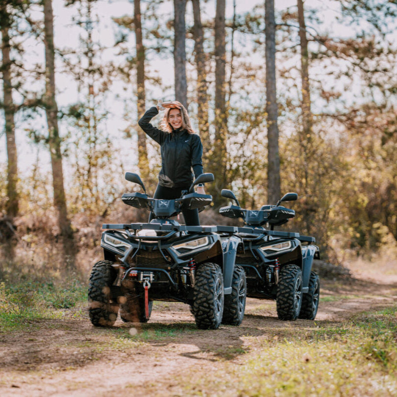 Момиче на АТВ край Пловдив