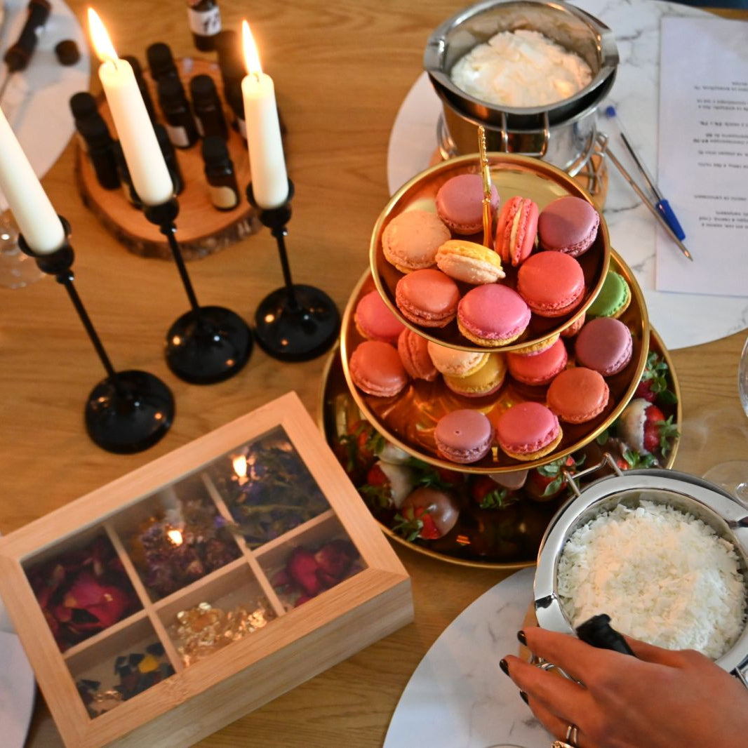 Работилница за правене на соеви свещи