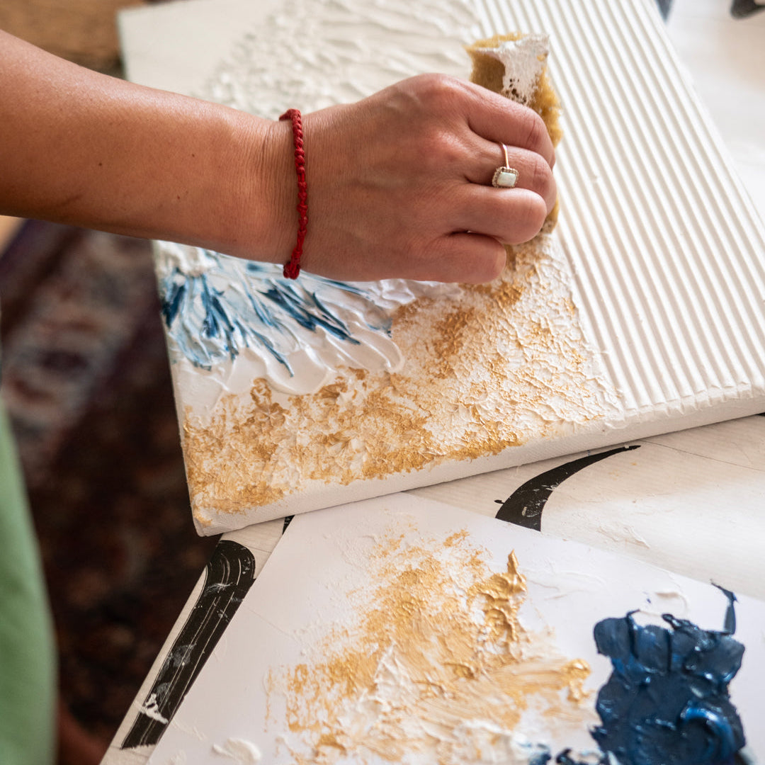 Textured art workshop in Sofia