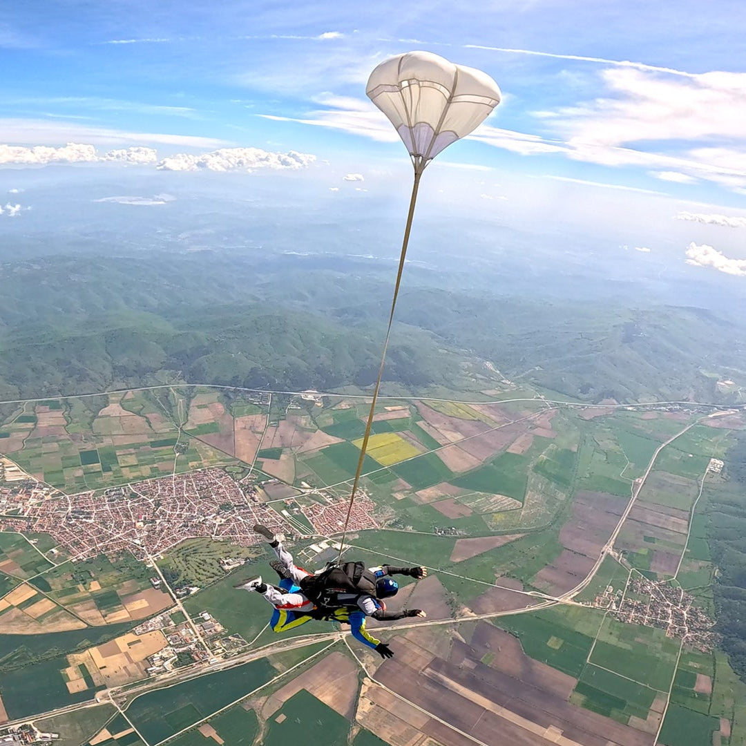 Tandem skydiving. Ihtiman airport