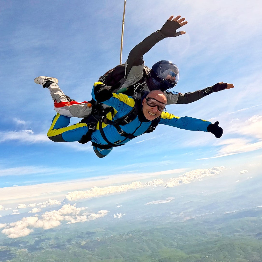 Tandem skydiving. Ihtiman airport