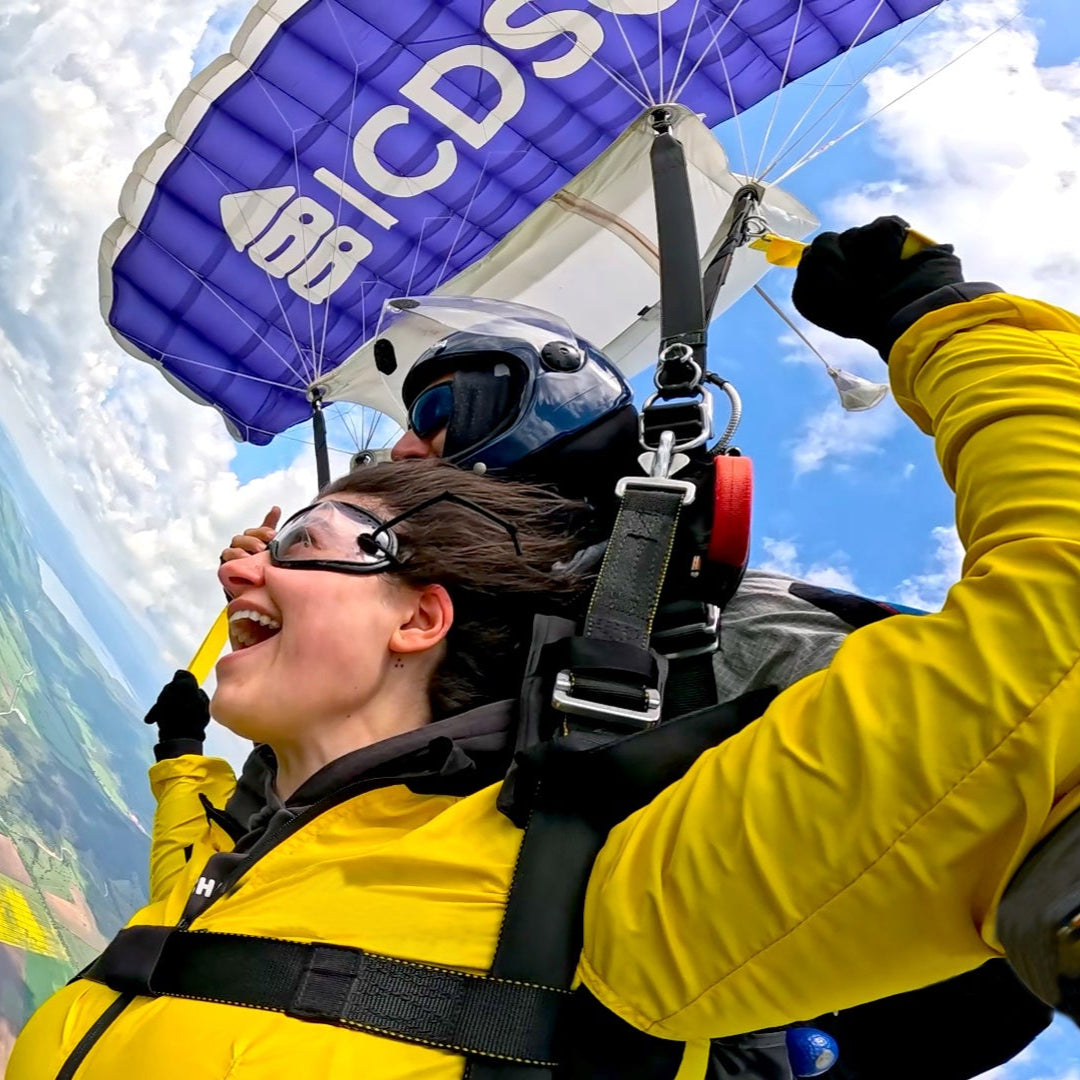 Tandem skydiving. Ihtiman airport