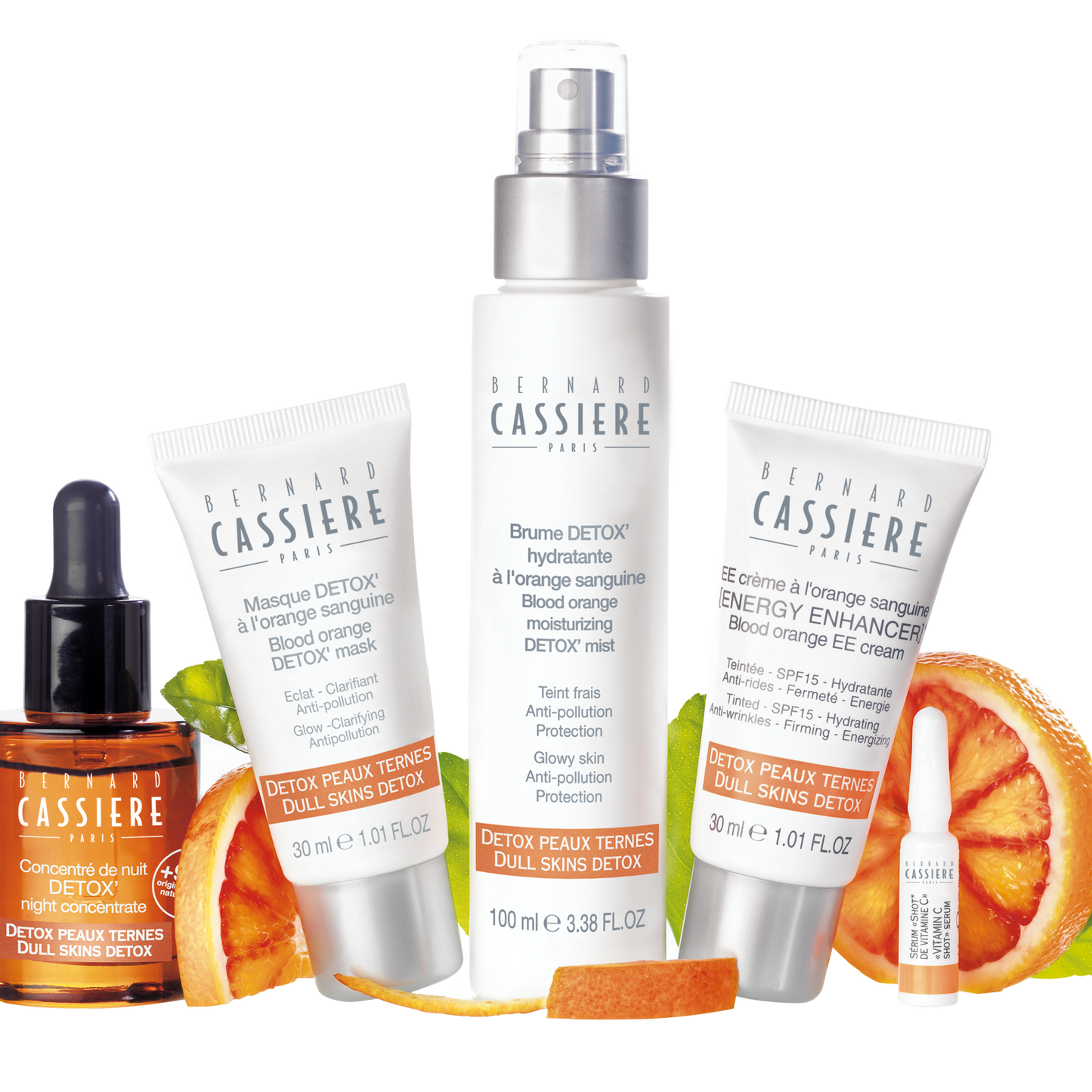 Facial detox therapy with red orange and Gua Sha massage