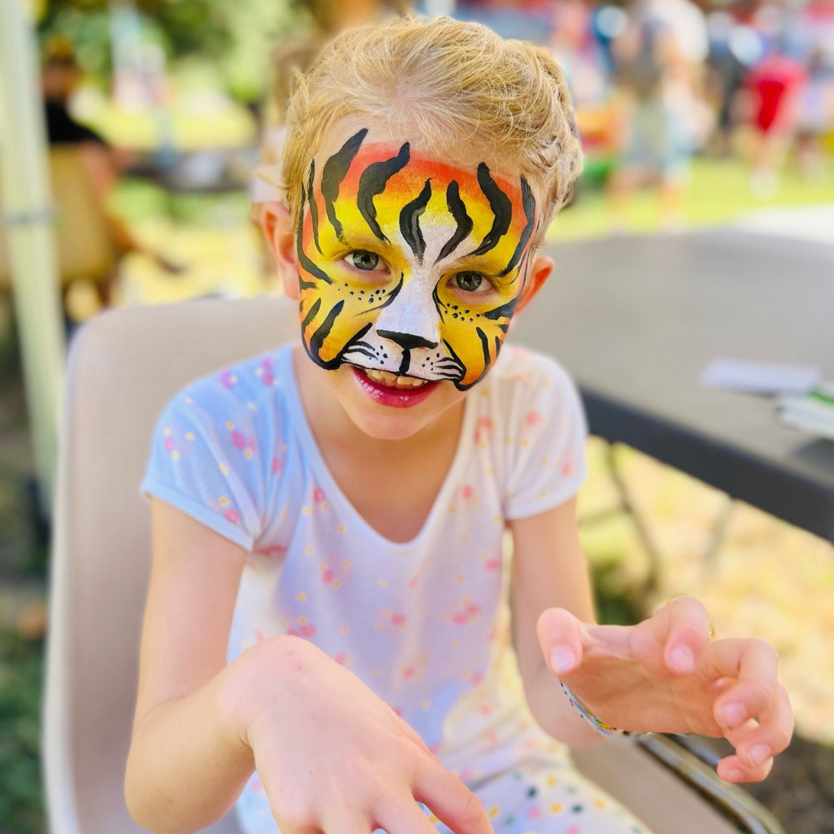 Creative face painting workshop for kids
