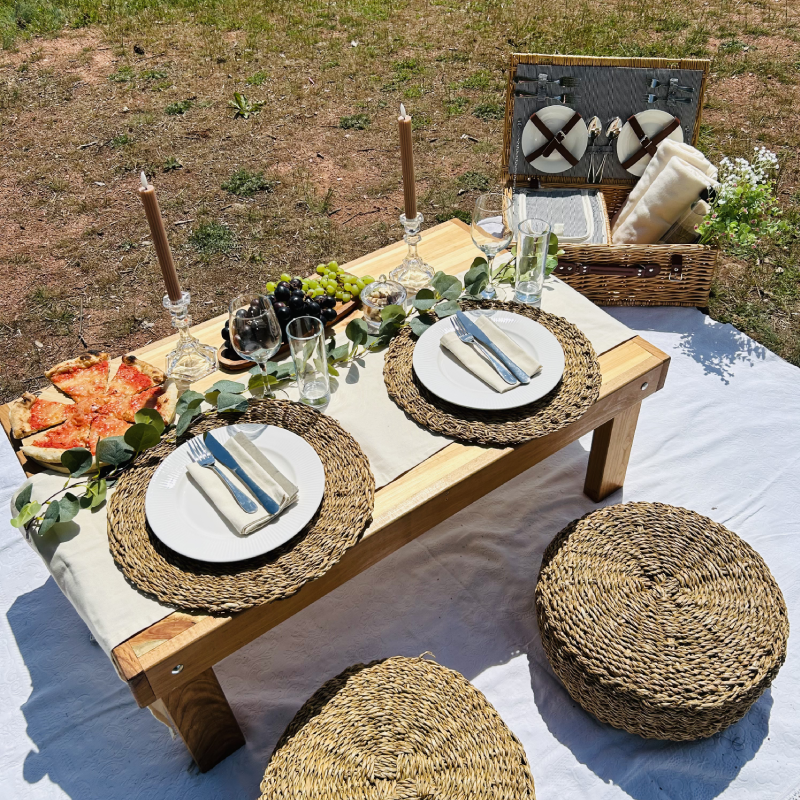 Picnic for two at Belogradchik rocks