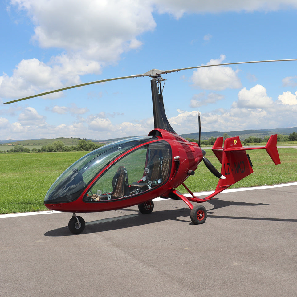 Motivational gyrocopter flight around Ihtiman