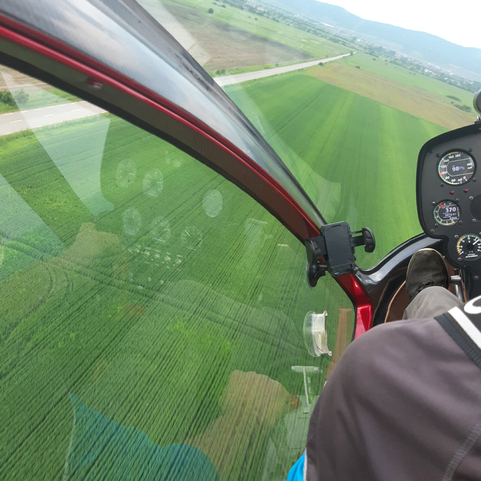 Motivational gyrocopter flight around Ihtiman