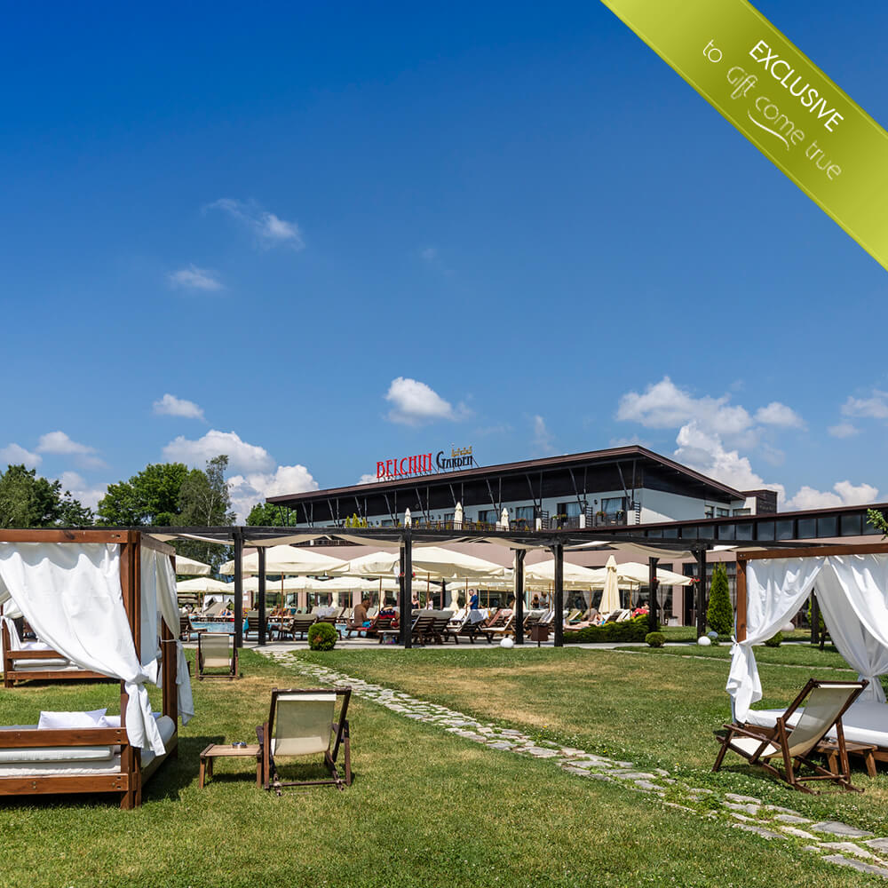 Sunday SPA relax for two in the unique Belchin Garden SPA hotel