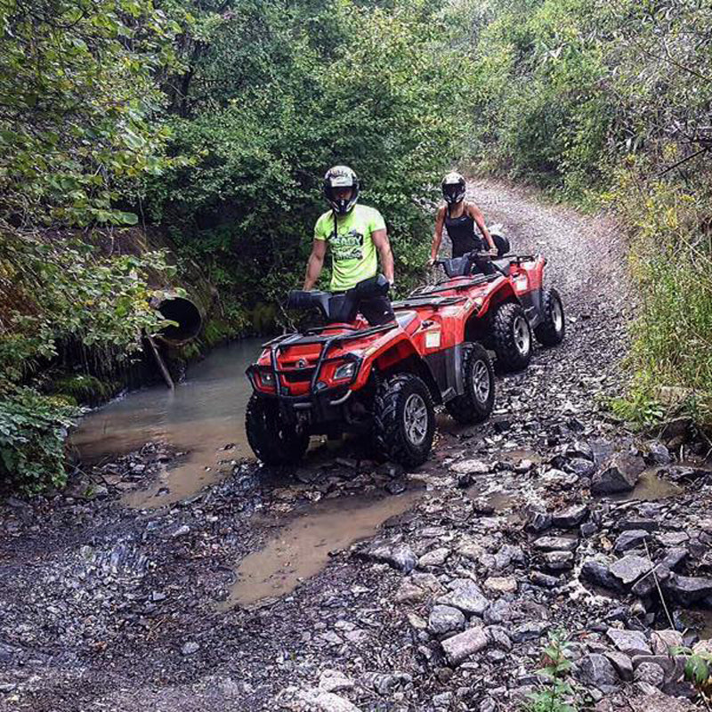 Adventure with an ATV. Novi Iskar